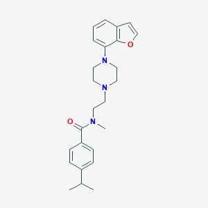 molecular formula C25H31N3O2 B025554 Befiperide CAS No. 100927-14-8