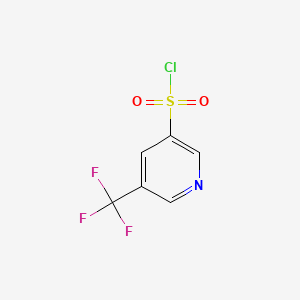 molecular formula C6H3ClF3NO2S B2555402 5-(Trifluoromethyl)pyridine-3-sulfonyl chloride CAS No. 1060802-03-0