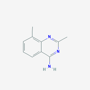molecular formula C10H11N3 B2555410 2,8-Dimethylquinazolin-4-amine CAS No. 1690538-56-7