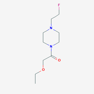 2-Ethoxy-1-(4-(2-fluoroethyl)piperazin-1-yl)ethanone