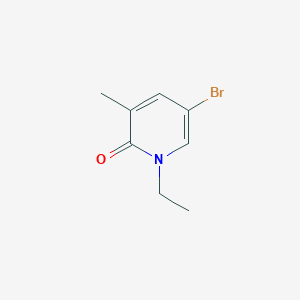 molecular formula C8H10BrNO B2555420 5-bromo-1-ethyl-3-methylpyridin-2(1H)-one CAS No. 916344-85-9