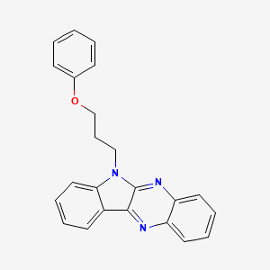 molecular formula C23H19N3O B2555486 6-(3-phenoxypropyl)-6H-indolo[2,3-b]quinoxaline CAS No. 637756-27-5