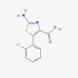 2-amino-5-(2-chlorophenyl)-1,3-thiazole-4-carboxylic Acid