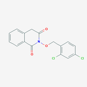 B2555500 2-[(2,4-dichlorobenzyl)oxy]-1,3(2H,4H)-isoquinolinedione CAS No. 320420-27-7