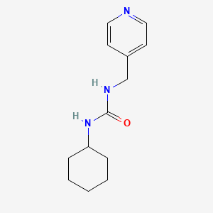 molecular formula C13H19N3O B2555520 1-环己基-3-(吡啶-4-基甲基)脲 CAS No. 131519-56-7