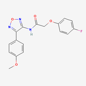 2-(4-fluorophenoxy)-N-[4-(4-methoxyphenyl)-1,2,5-oxadiazol-3-yl]acetamide