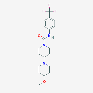 4-methoxy-N-(4-(trifluoromethyl)phenyl)-[1,4'-bipiperidine]-1'-carboxamide