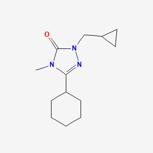 3-cyclohexyl-1-(cyclopropylmethyl)-4-methyl-4,5-dihydro-1H-1,2,4-triazol-5-one