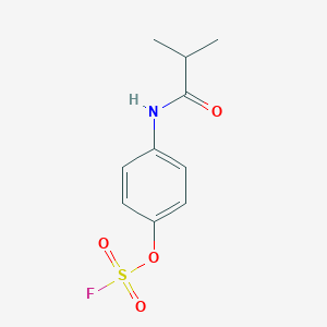 1-Fluorosulfonyloxy-4-(2-methylpropanoylamino)benzene