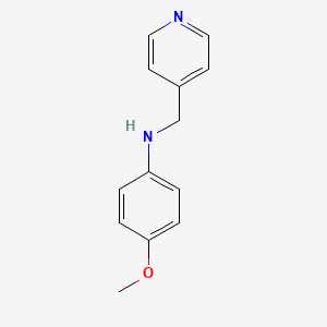 molecular formula C13H14N2O B2555581 4-methoxy-N-(pyridin-4-ylmethyl)aniline CAS No. 16552-49-1