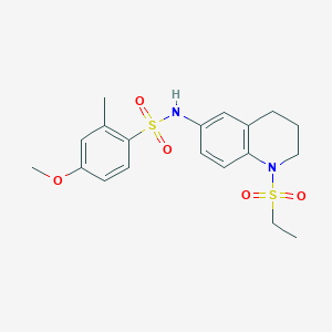 N-(1-(ethylsulfonyl)-1,2,3,4-tetrahydroquinolin-6-yl)-4-methoxy-2-methylbenzenesulfonamide