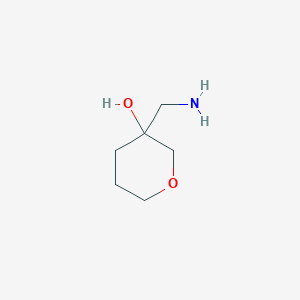 3-(Aminomethyl)oxan-3-ol
