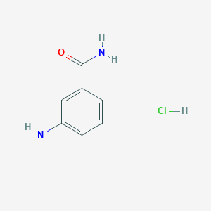 3-(Methylamino)benzamide;hydrochloride