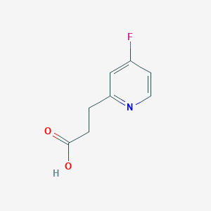 molecular formula C8H8FNO2 B2555725 3-(4-Fluoropyridin-2-yl)propanoic acid CAS No. 1823931-38-9