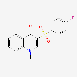 3-(4-Fluorobenzenesulfonyl)-1-methyl-1,4-dihydroquinolin-4-one