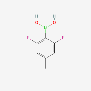 molecular formula C7H7BF2O2 B2556156 (2,6-Difluoro-4-methylphenyl)boronic acid CAS No. 2246867-26-3