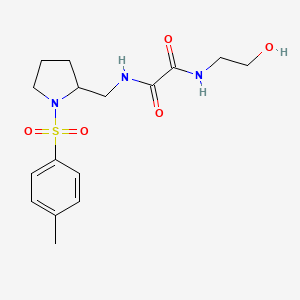 N1-(2-hydroxyethyl)-N2-((1-tosylpyrrolidin-2-yl)methyl)oxalamide