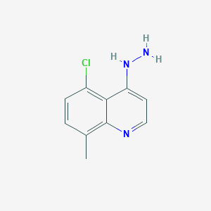 5-Chloro-4-hydrazinyl-8-methylquinoline