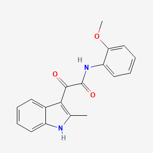 N-(2-methoxyphenyl)-2-(2-methyl-1H-indol-3-yl)-2-oxoacetamide