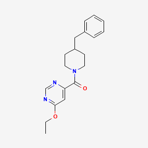 (4-Benzylpiperidin-1-yl)(6-ethoxypyrimidin-4-yl)methanone