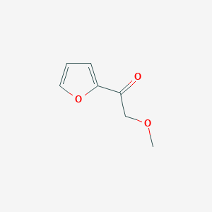 molecular formula C7H8O3 B2556212 1-(Furan-2-yl)-2-methoxyethan-1-one CAS No. 105729-08-6