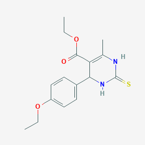 Ethyl 4-(4-ethoxyphenyl)-6-methyl-2-thioxo-1,2,3,4-tetrahydro-5-pyrimidinecarboxylate