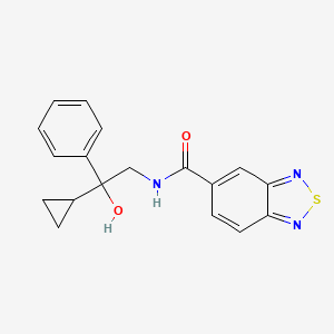 N-(2-cyclopropyl-2-hydroxy-2-phenylethyl)benzo[c][1,2,5]thiadiazole-5-carboxamide