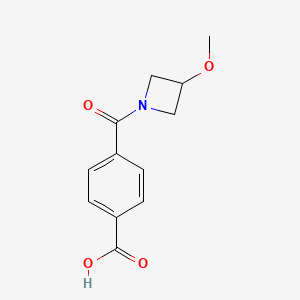 4-(3-Methoxyazetidine-1-carbonyl)benzoic acid