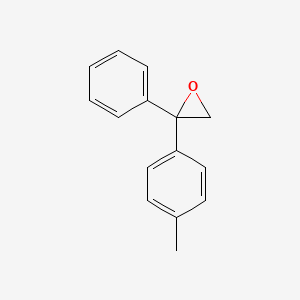 molecular formula C15H14O B2556243 2-(4-Methylphenyl)-2-phenyloxirane CAS No. 80909-79-1