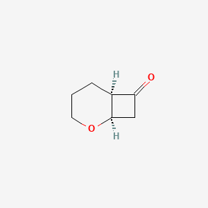 molecular formula C7H10O2 B2556264 rac-(1R,6R)-2-oxabicyclo[4.2.0]octan-7-one, cis CAS No. 134460-60-9