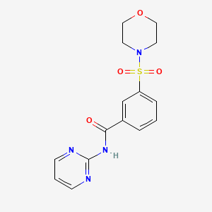 3-(morpholin-4-ylsulfonyl)-N-(pyrimidin-2-yl)benzamide