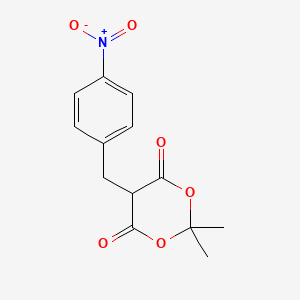 2,2-Dimethyl-5-(4-nitrobenzyl)-1,3-dioxane-4,6-dione
