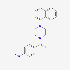 (4-(Dimethylamino)phenyl)(4-(naphthalen-1-yl)piperazin-1-yl)methanethione