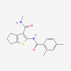 2-[(2,4-dimethylbenzoyl)amino]-N-methyl-5,6-dihydro-4H-cyclopenta[b]thiophene-3-carboxamide