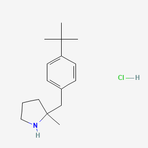 2-[(4-Tert-butylphenyl)methyl]-2-methylpyrrolidine hydrochloride