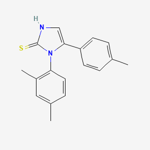 1-(2,4-dimethylphenyl)-5-(4-methylphenyl)-1H-imidazole-2-thiol