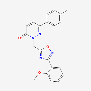 2-{[3-(2-methoxyphenyl)-1,2,4-oxadiazol-5-yl]methyl}-6-(4-methylphenyl)pyridazin-3(2H)-one