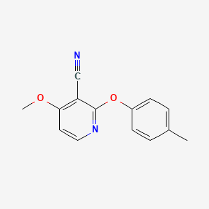 4-Methoxy-2-(4-methylphenoxy)pyridine-3-carbonitrile