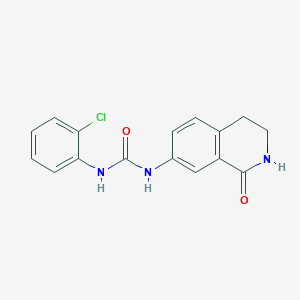 1-(2-Chlorophenyl)-3-(1-oxo-1,2,3,4-tetrahydroisoquinolin-7-yl)urea