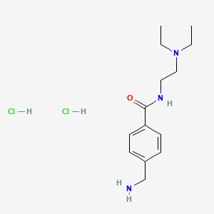 4-(aminomethyl)-N-[2-(diethylamino)ethyl]benzamide dihydrochloride