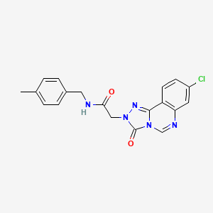 2-(8-chloro-3-oxo-[1,2,4]triazolo[4,3-c]quinazolin-2(3H)-yl)-N-(4-methylbenzyl)acetamide