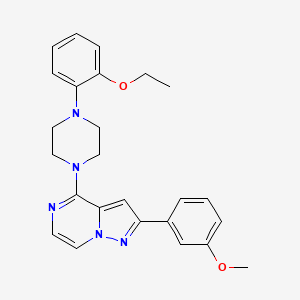 4-(4-(2-Ethoxyphenyl)piperazin-1-yl)-2-(3-methoxyphenyl)pyrazolo[1,5-a]pyrazine