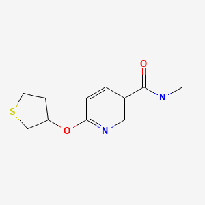 N,N-dimethyl-6-((tetrahydrothiophen-3-yl)oxy)nicotinamide
