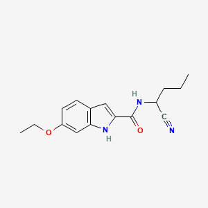 molecular formula C16H19N3O2 B2556450 N-(1-cyanobutyl)-6-ethoxy-1H-indole-2-carboxamide CAS No. 1311875-39-4