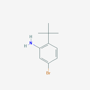 molecular formula C10H14BrN B2556468 5-bromo-2-tert-butylaniline CAS No. 857595-32-5