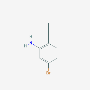 molecular formula C10H14BrN B2556468 5-溴-2-叔丁基苯胺 CAS No. 857595-32-5
