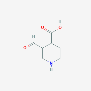 5-Formyl-1,2,3,4-tetrahydropyridine-4-carboxylic acid