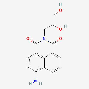 6-amino-2-(2,3-dihydroxypropyl)-1H-benzo[de]isoquinoline-1,3(2H)-dione