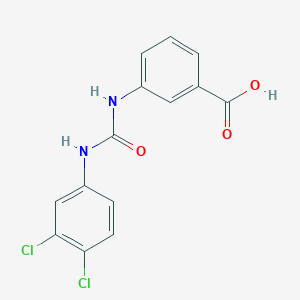 3-{[(3,4-Dichlorophenyl)carbamoyl]amino}benzoic acid