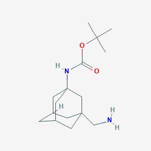 Tert-butyl N-[3-(aminomethyl)-1-adamantyl]carbamate